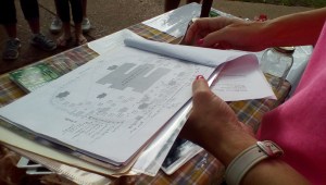 Gia mapping out the day