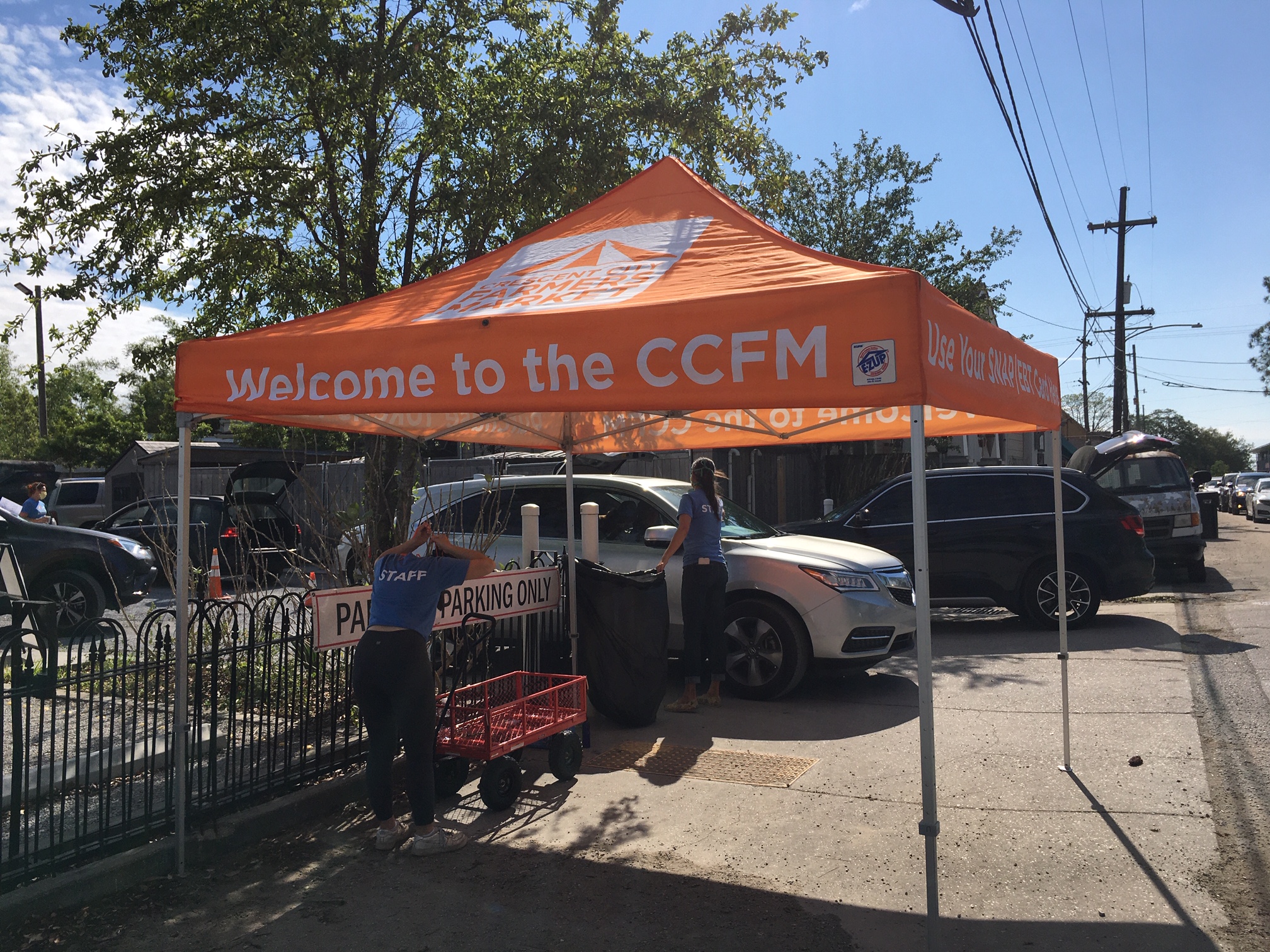 CCFMexitStaff takepaperoff windshield.JPG